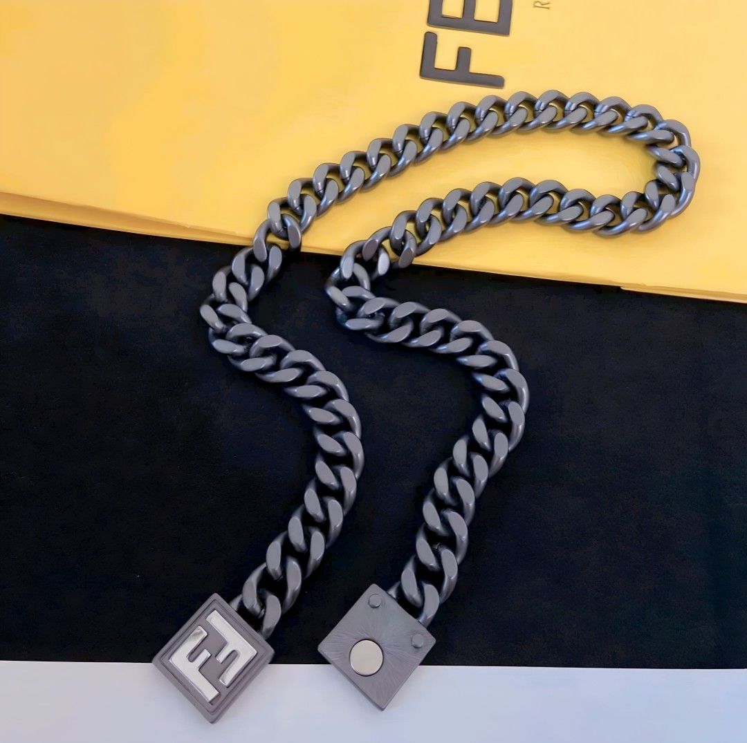 Fendi Necklace Black
