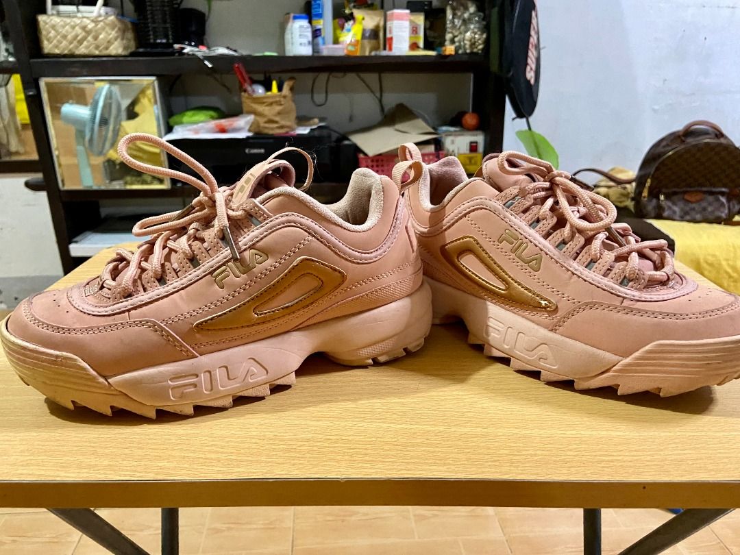Fila disruptor pink sale outlet