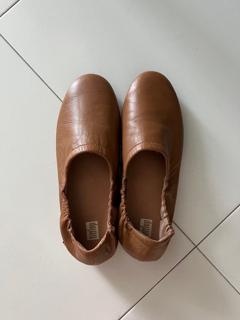 Fitflop flats klara hazelnut UK 5.5
