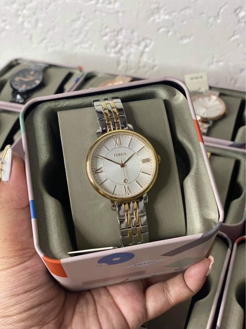 FOSSIL TWO TONE SLIM TYPE DIAL AUTHENTIC WATCH on Carousell