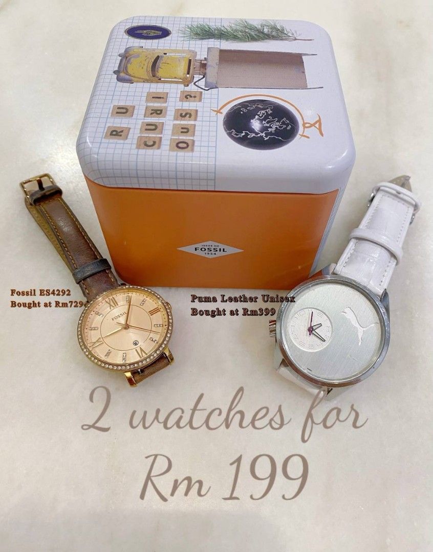 Puma fossil watch clearance