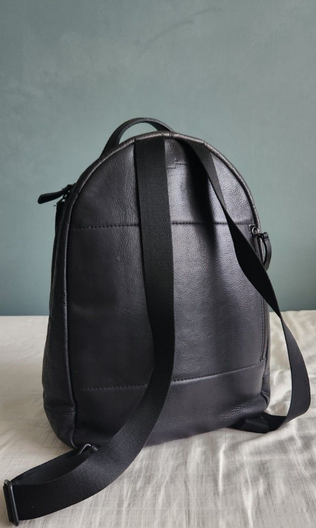 Frank and oak leather backpack online