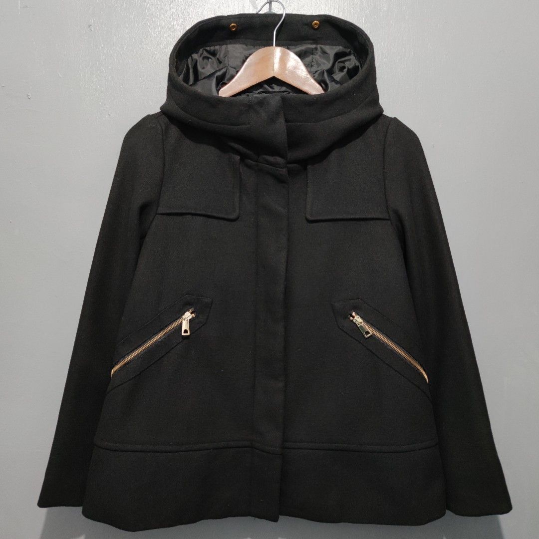 Short coat with stripes zara cheap