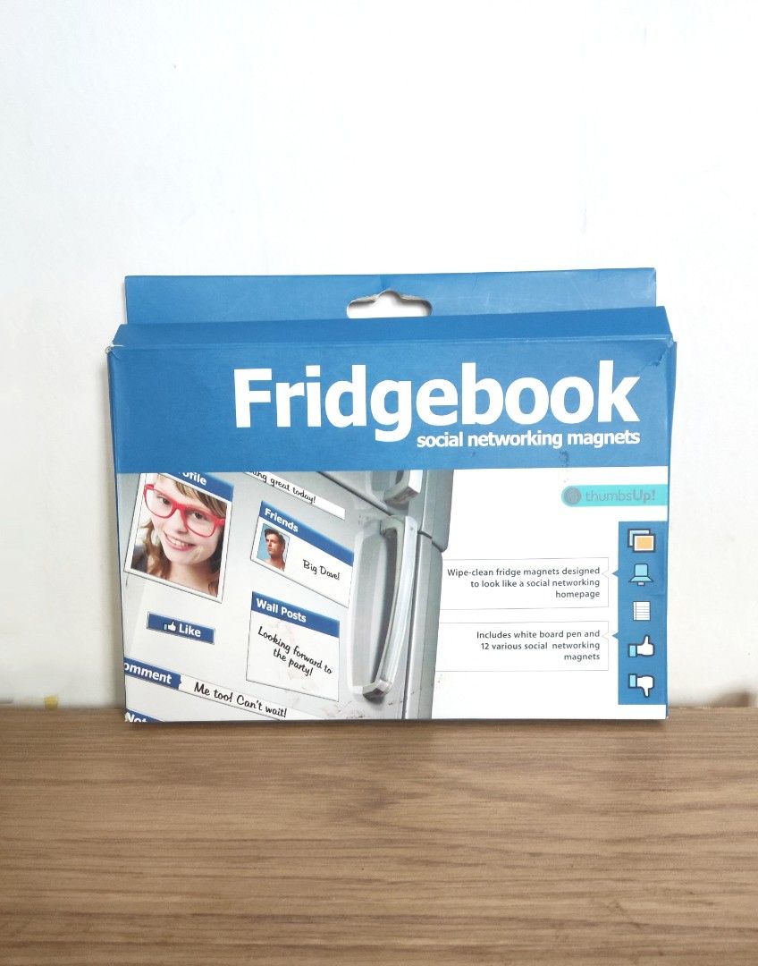 Fridgebook Social Networking Magnets (Category: Storybooks) located in Manila. Submitted by little_ek_house (Listing ID 1251653751, Image 1). Description: Surplus UK imported actual picture posted 📍Location: Las piñas, Manila ▶️ NO PHYSICAL STORE ▶️Ships Nationwide ▶️ Shipping fee shouldered by the buyer ▶️ COD on small items (sf is much higher) ▶️ Payment first in big items (if bus or cargo) ▶️ Lalamove ▶️ J&T Express ▶️ Shopee Check out (addtl