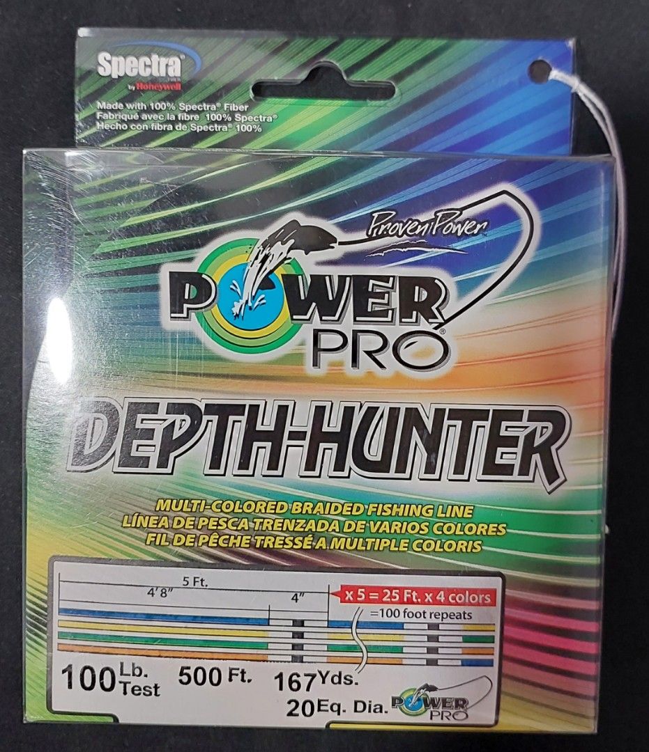 FS: Fishing PowerPro Depth-Hunter line, Sports Equipment, Fishing on  Carousell