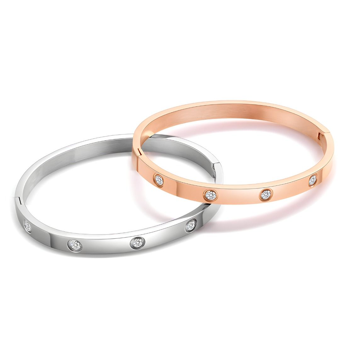 Gift For Her Alskar Personalised Name Bangle Couple Anniversary