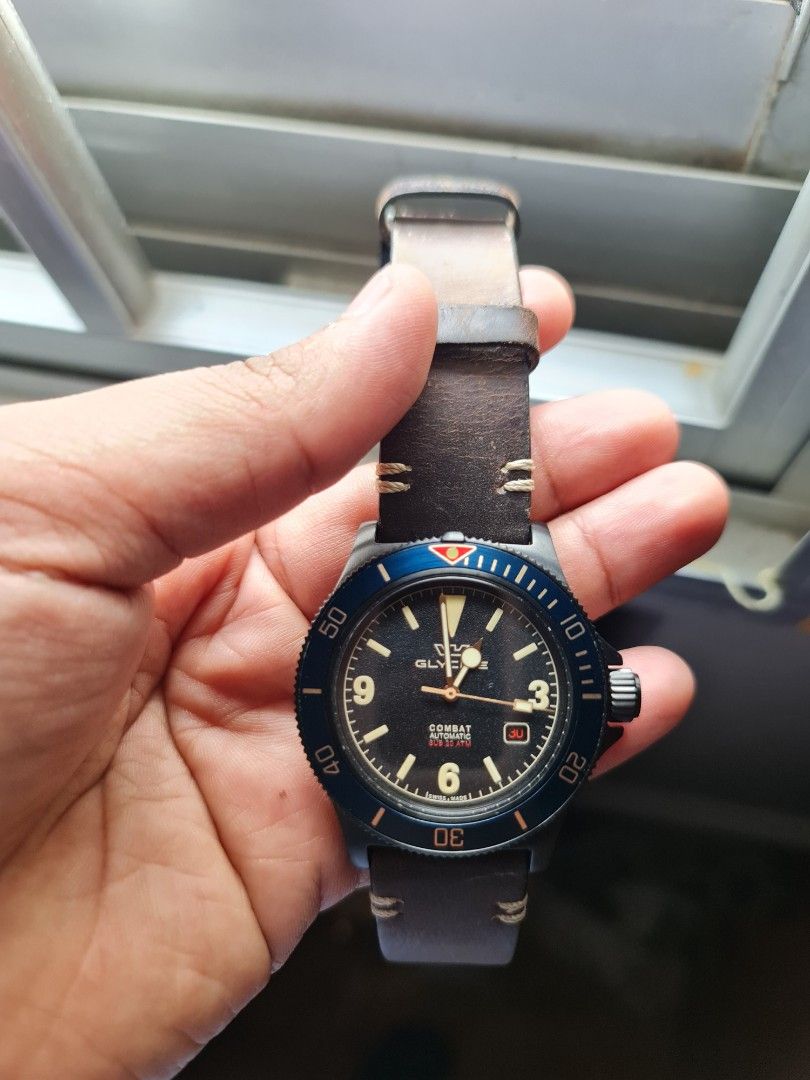 Glycine combat 40mm outlet