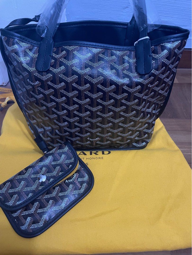 Brand New Goyard Anjou Mini Bag in Dark Red Canvas and Leather, Luxury,  Bags & Wallets on Carousell