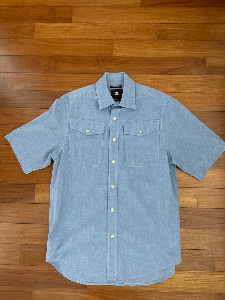 G Star RAW Bristum Utility Shirt Men s Fashion Tops Sets