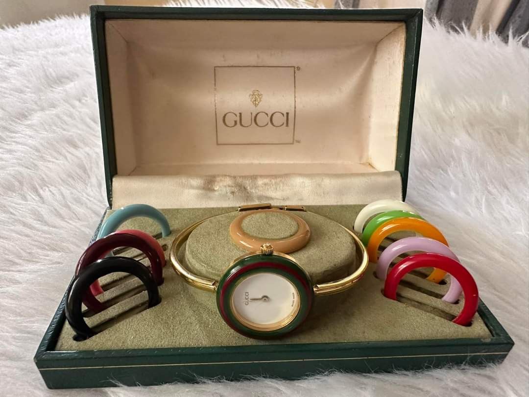 Gucci watch interchangeable new arrivals faces