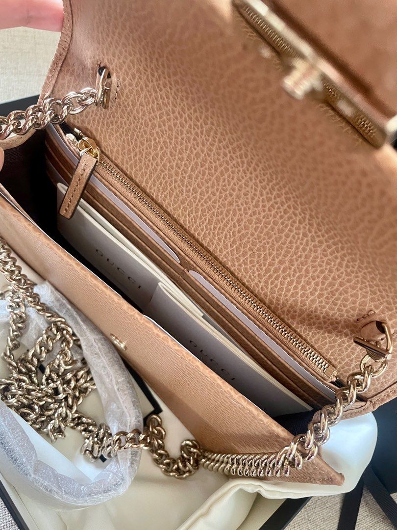 Gucci GG Interlocking WOC Beige, Luxury, Bags & Wallets on Carousell