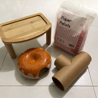 Hamster accessories hideout bedding tunnel sand box water bottle 