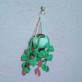 Hanging Plant Crochet - Car Accessories and Home Decor| Ajcraftsph