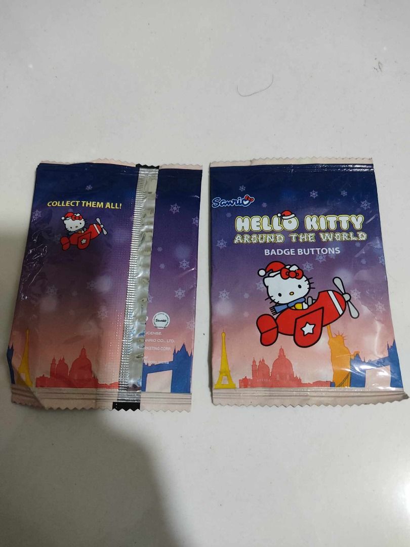 Hello Kitty Around the World Badge Mystery Bag - Rare, Original ...