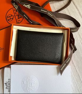 Buy Online Hermes-CITY 4CC CARD HOLDER EPSOM-Y BLACK BLANC in Singapore –  Madam Milan