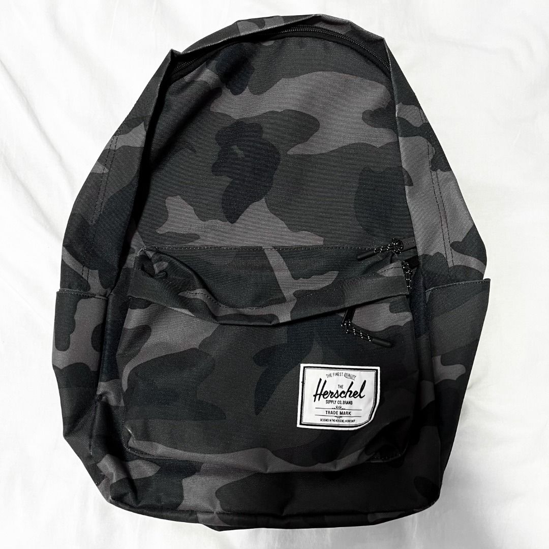 Herschel black camo backpack clearance