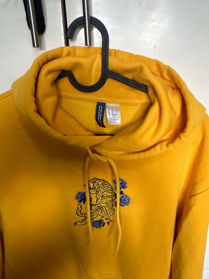 H&m yellow tiger hoodie 2025
