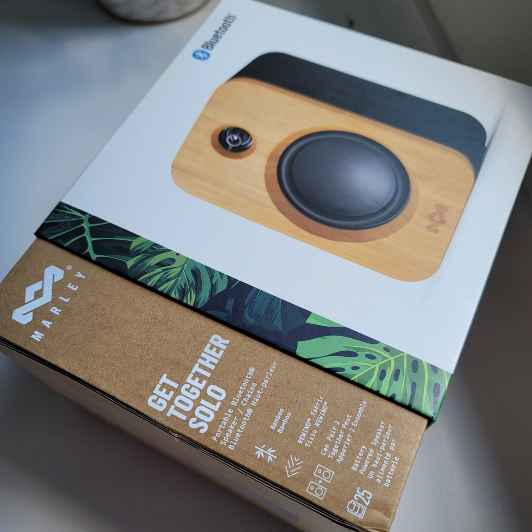 House of Marley Get Together Solo Bluetooth Speaker USB C Audio