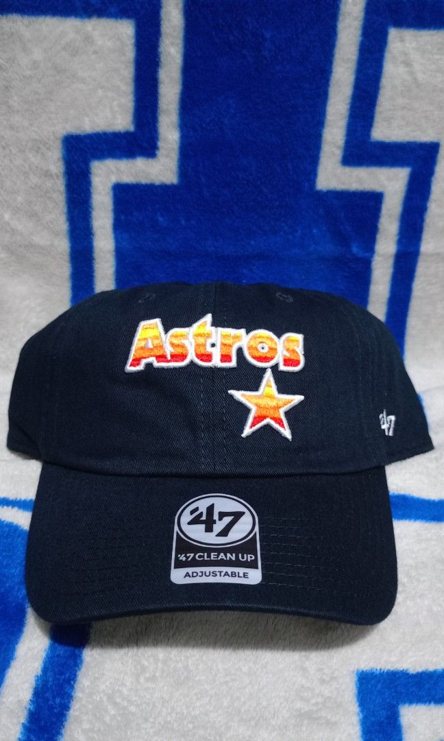 Houston Astros '47 Vintage Clean Up Adjustable Hat - Gray