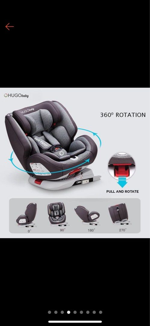 Hugo baby 360 twist 2025 car seat