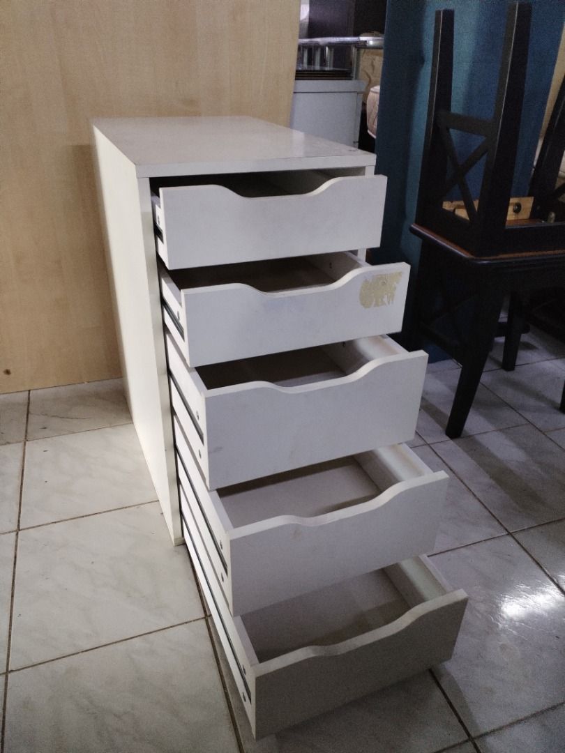 Ikea Drawer unit 5 tier Area Puchong U. F. M. USED FURNITURE