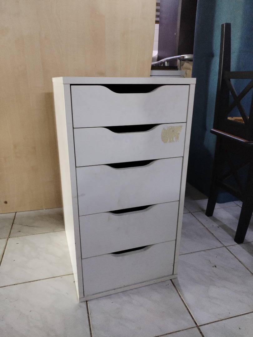 Ikea Drawer unit 5 tier Area Puchong U. F. M. USED FURNITURE