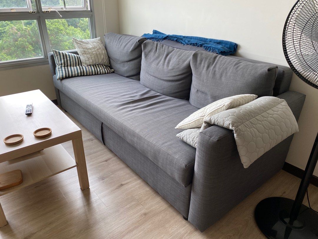 Ikea Friheten sofa bed, Furniture & Home Living, Furniture, Sofas on