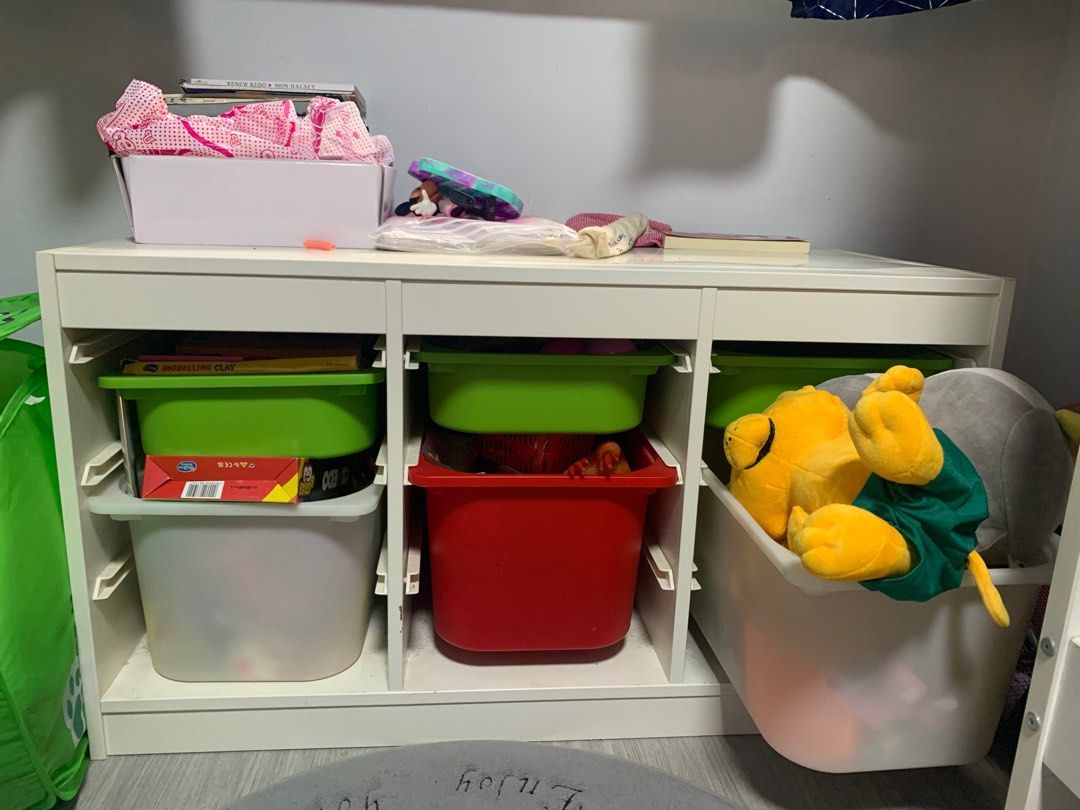 Ikea Trofast Storage, Furniture & Home Living, Furniture, Shelves ...