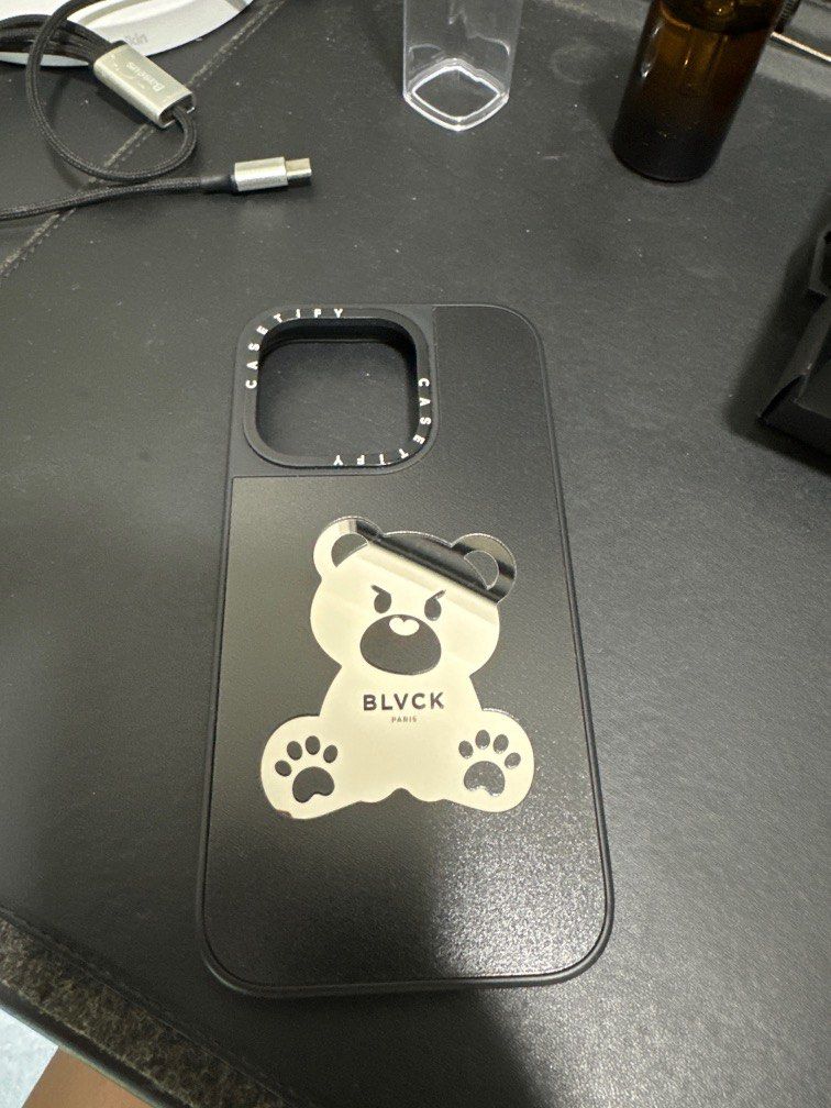 BLVCK Evil Teddy ×casetify iPhone13/14兼用ケース - 携帯電話 