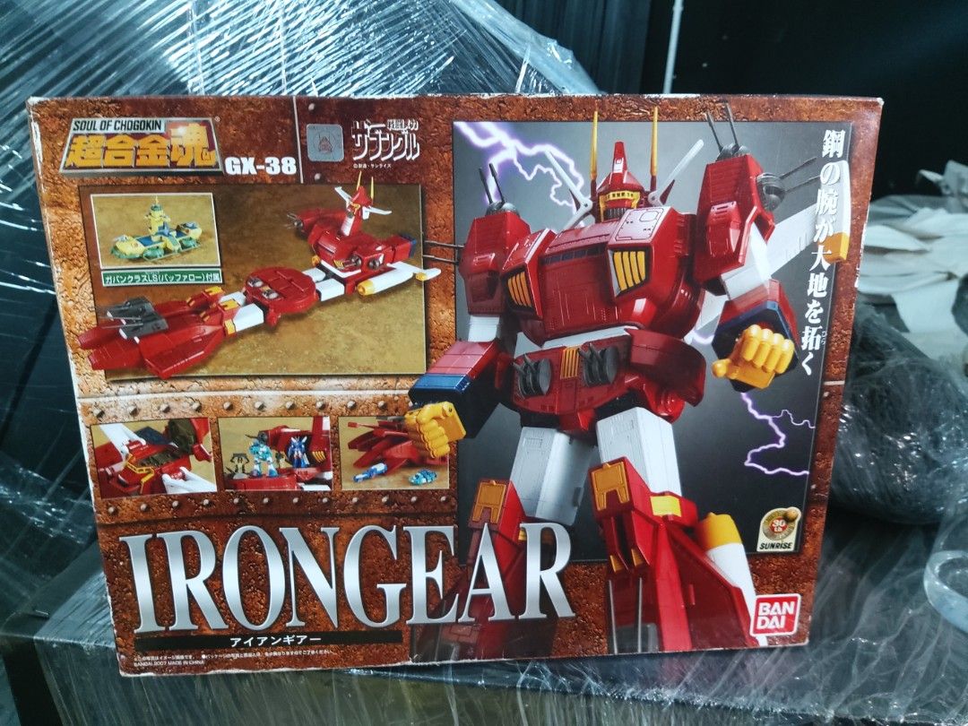 Iron gear Bandai 超合金魂GX 38 戰鬥機械全新未拆盒殘, 興趣及遊戲