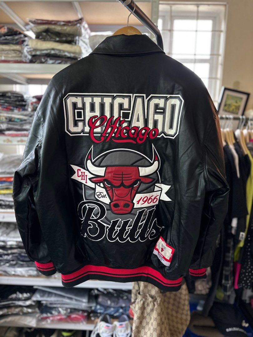 Vintage Chicago Bulls Leather Jacket