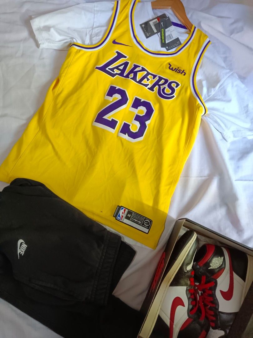 Authentic lebron lakers top jersey wish logo