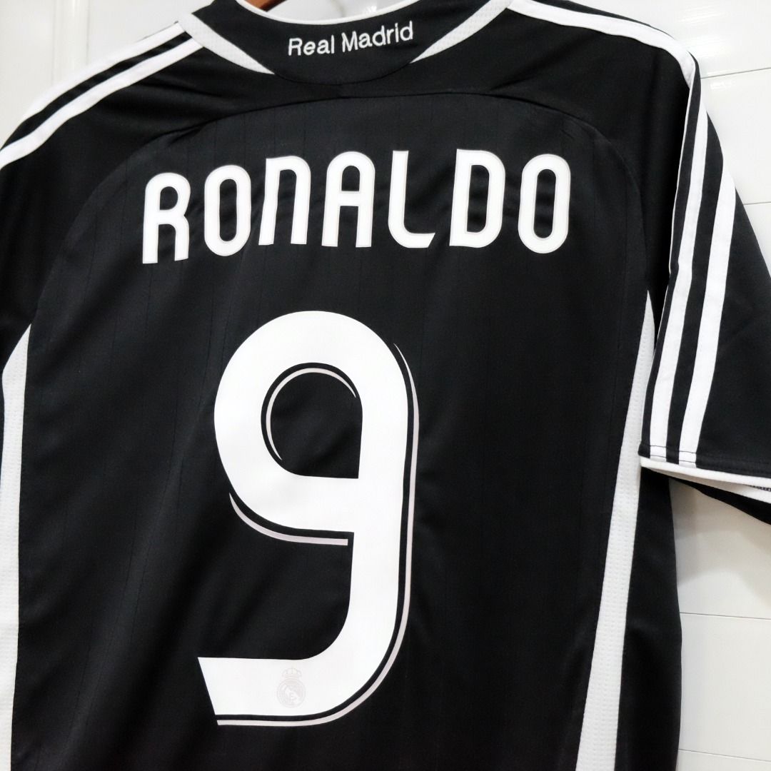 REAL MADRID 2006 2007 RONALDO 9 AWAY LA LIGA SHIRT (Excellent) XL – Foot- Jerseys