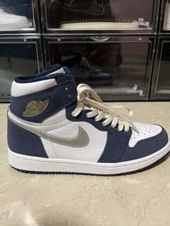 Nike Air Jordan 1 Custom - LV Print (US 9), Luxury, Sneakers & Footwear on  Carousell