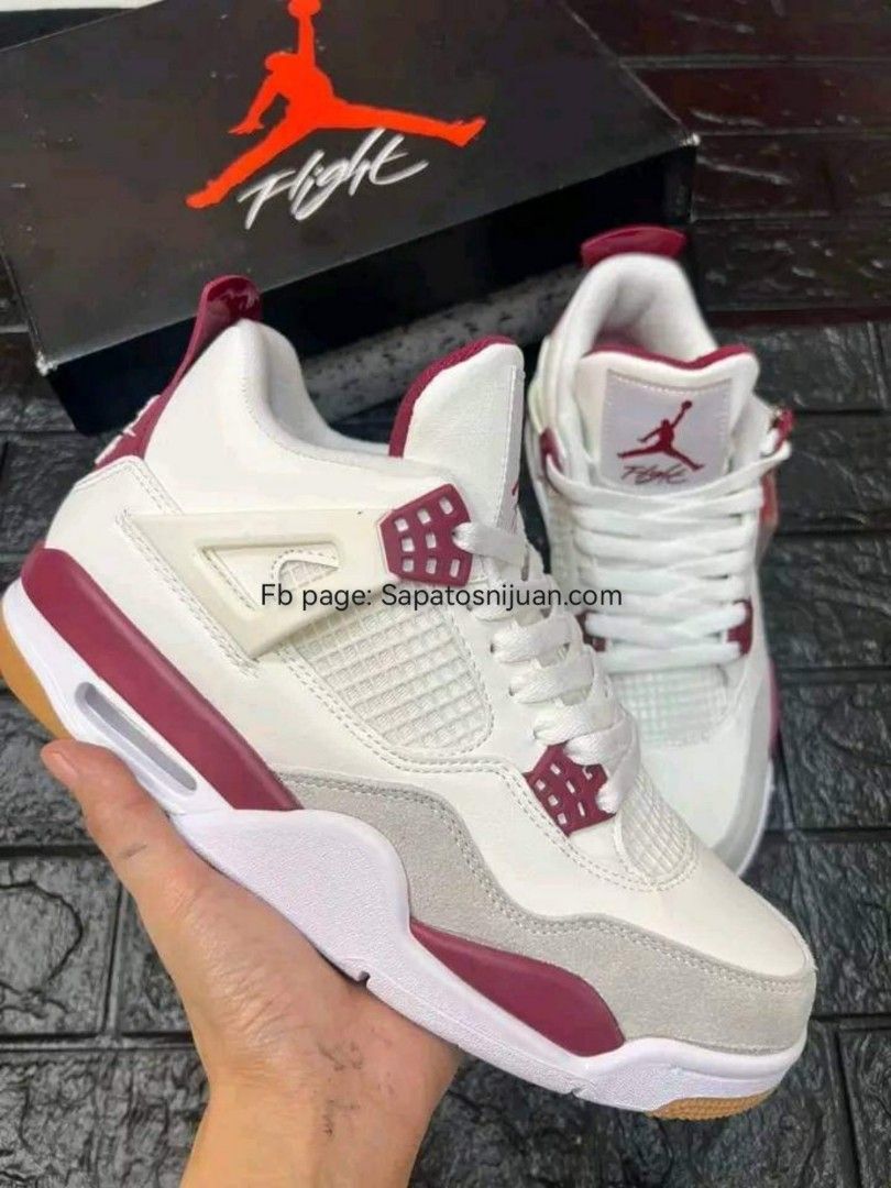 Jordan 4 white purple online