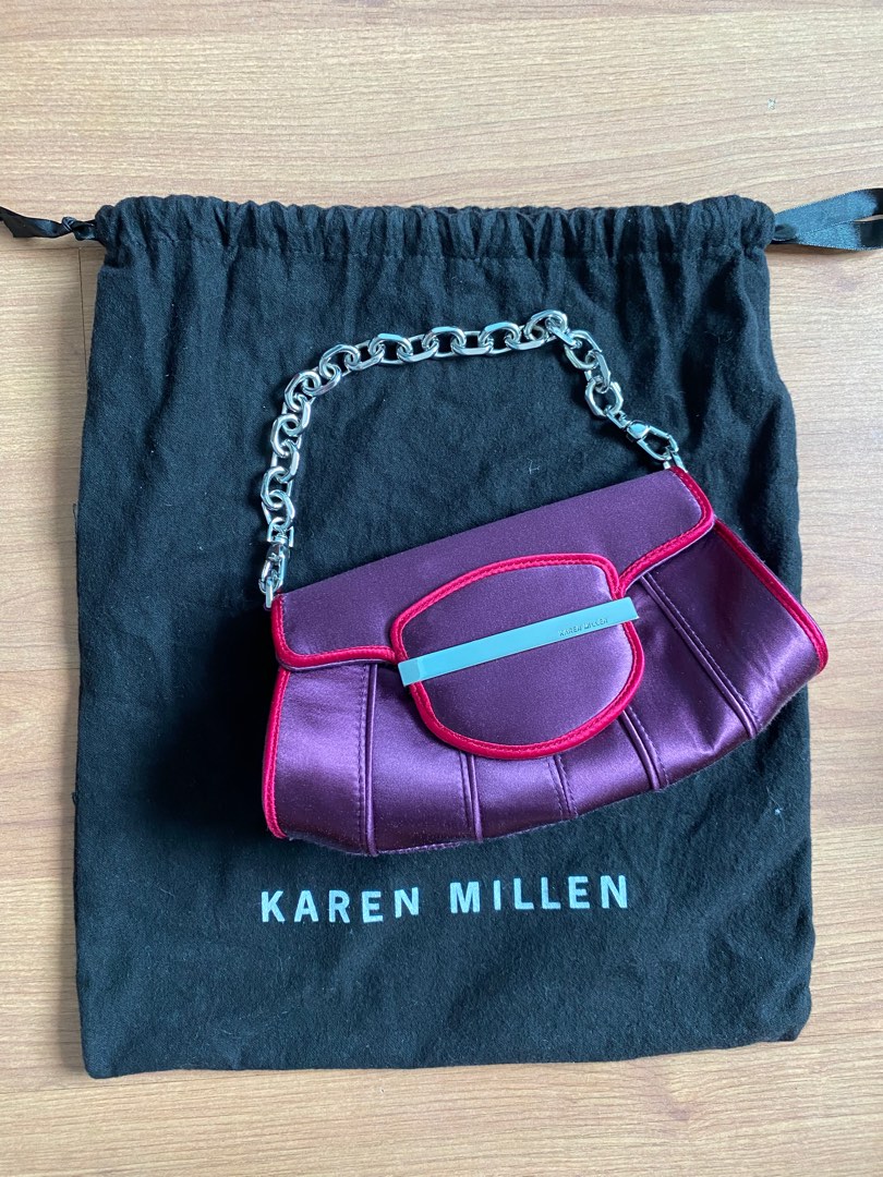 Purple clutch clearance bags