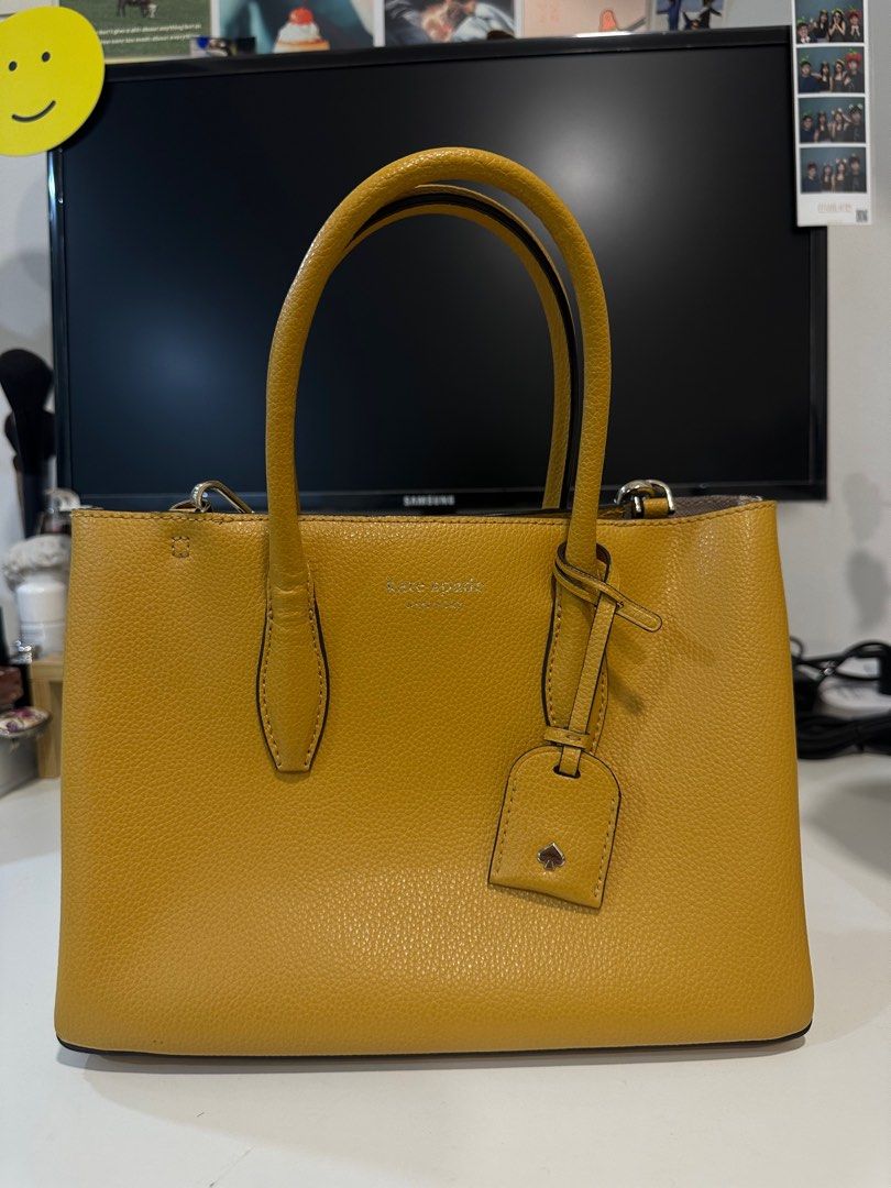 Kate spade yellow on sale satchel