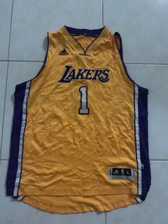 Kobe Bryant 24 Old School NBA Los Angeles Jersey XXL LA Lakers White PJ  Team K