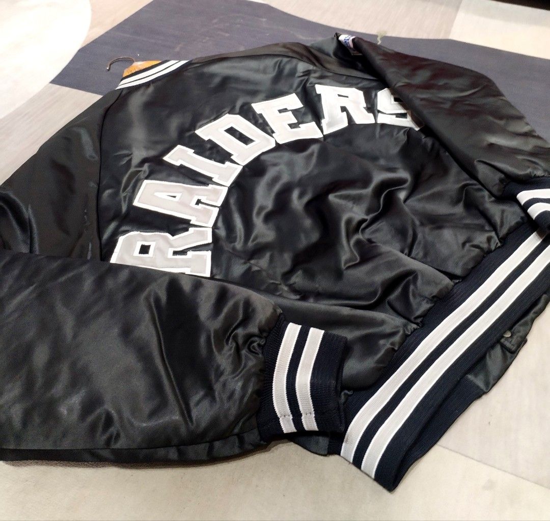 RAIDERS VARSITY JACKET, Men's Fashion, Coats, Jackets and Outerwear on  Carousell