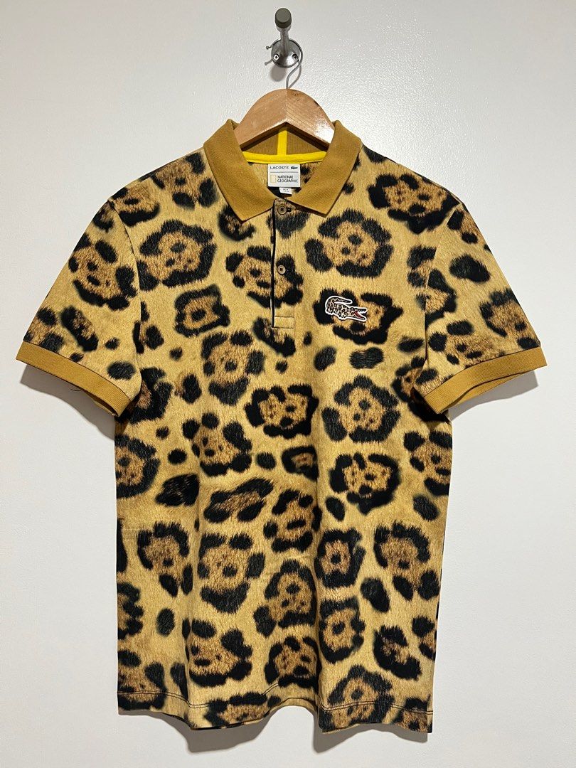 Lacoste new arrivals leopard polo