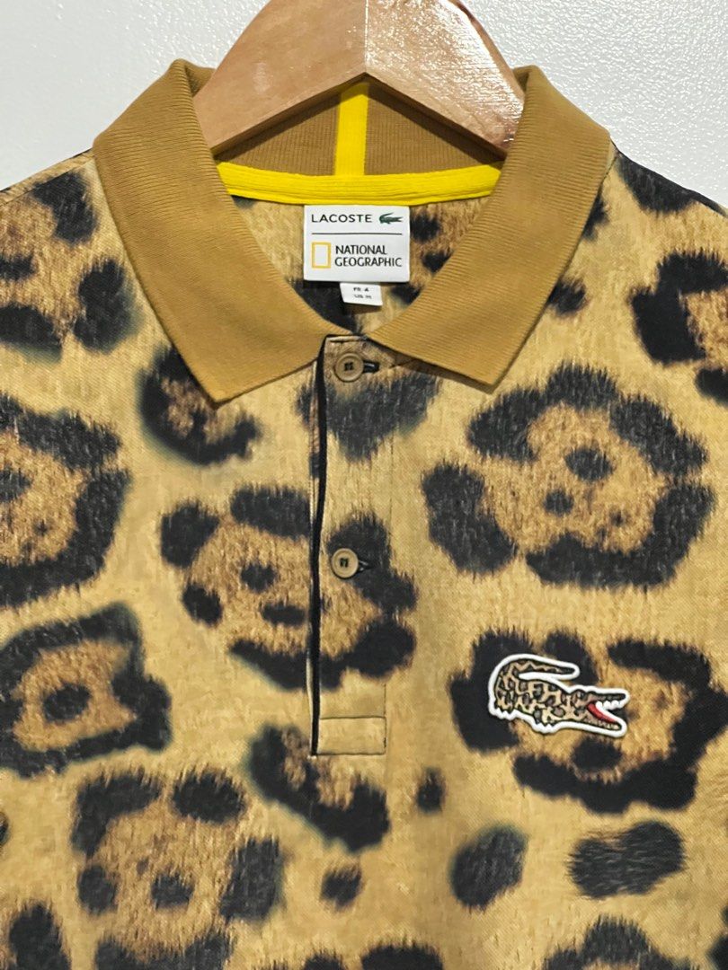 Polo lacoste leopard on sale