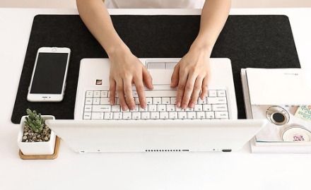 Large Gaming Mouse and Keyboard Felt Mat (Office Desk also can)