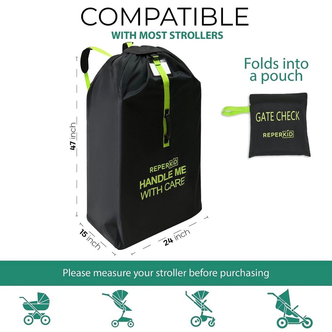 Stroller Cover For Airplane Travel, Large Stroller Tr