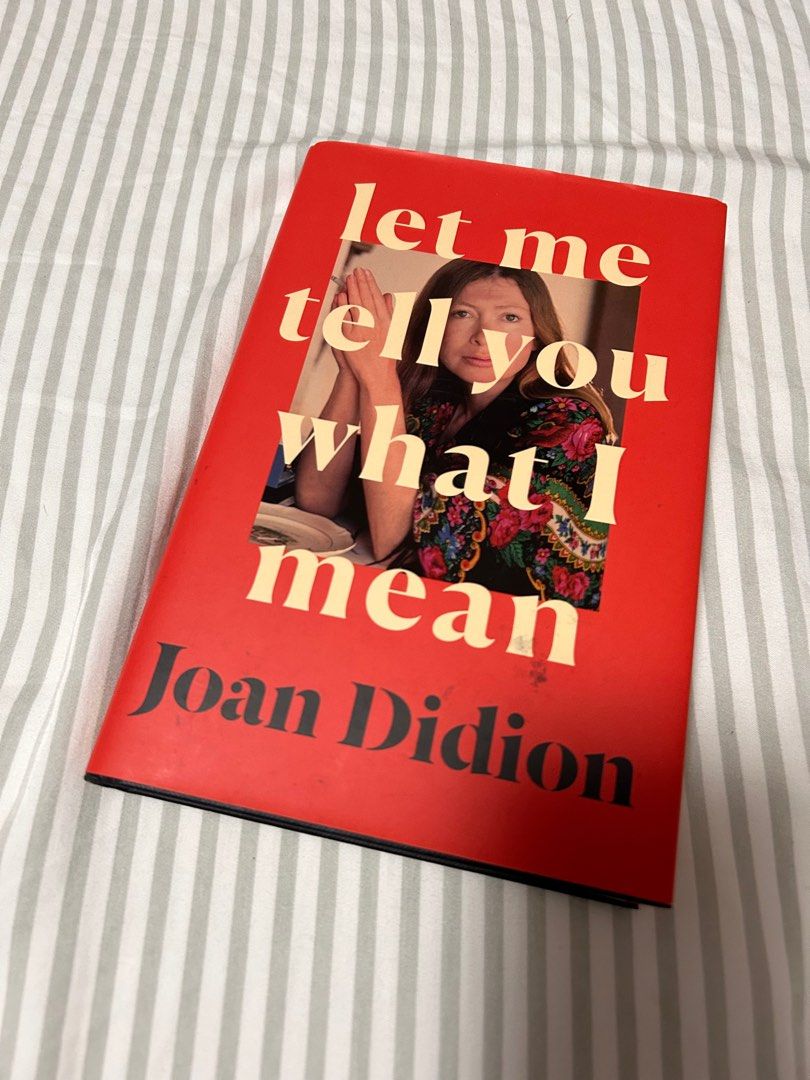 Tell　Let　Books　on　You　Me　What　Hobbies　Didion,　I　Non-Fiction　Mean　Carousell　Joan　Toys,　Magazines,　Fiction