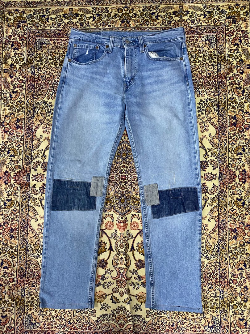 LEVIS CUSTOM PATCHES 👖, Men's Fashion, Bottoms, Jeans on Carousell