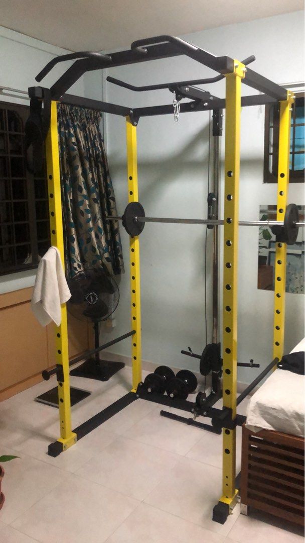 Lightly used gym rack, Sports Equipment, Exercise & Fitness, Cardio