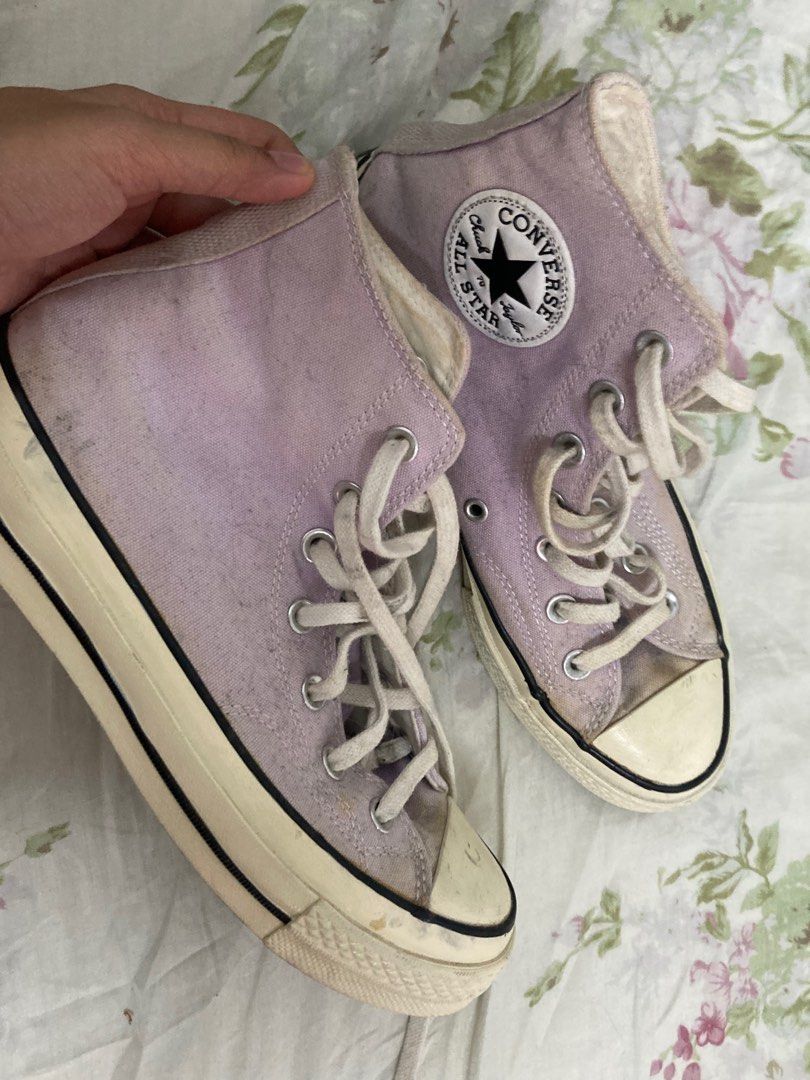 lilac converse highcut