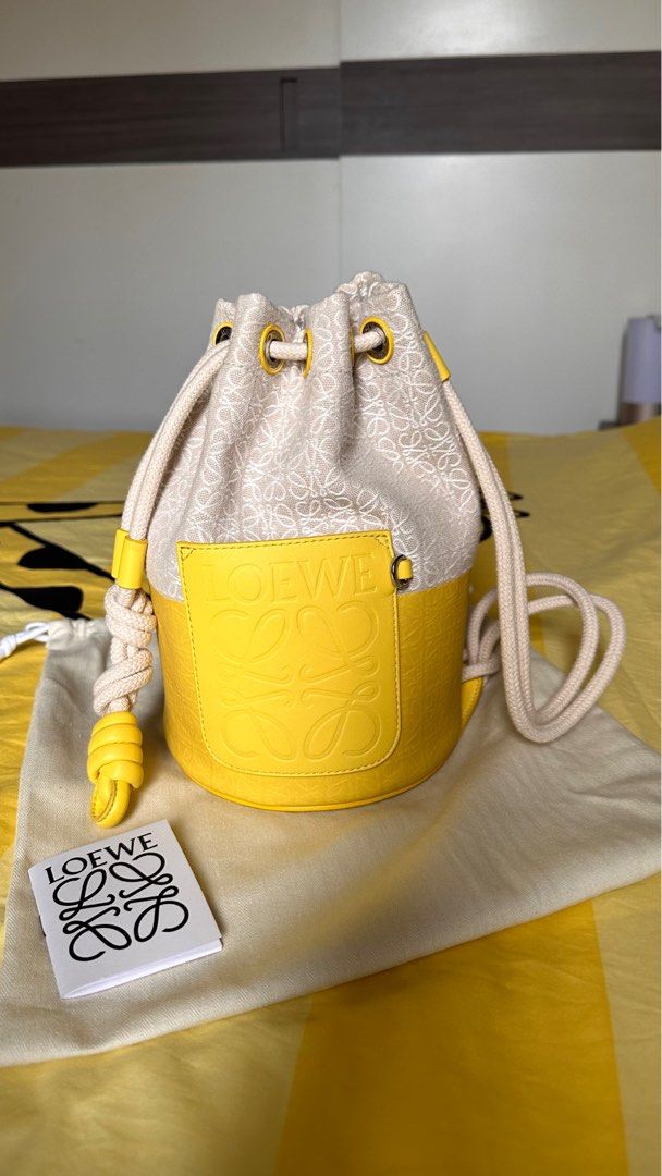 Loewe Paula's IBIZA Sailor Canvas Bucket Bag