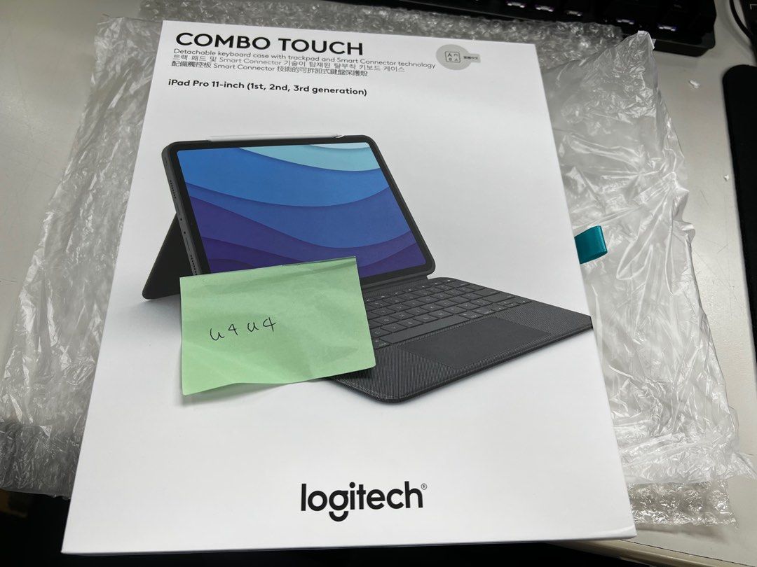 Logitech羅技COMBO TOUCH iPad Pro 11吋專用, 手機及配件, 平板電腦