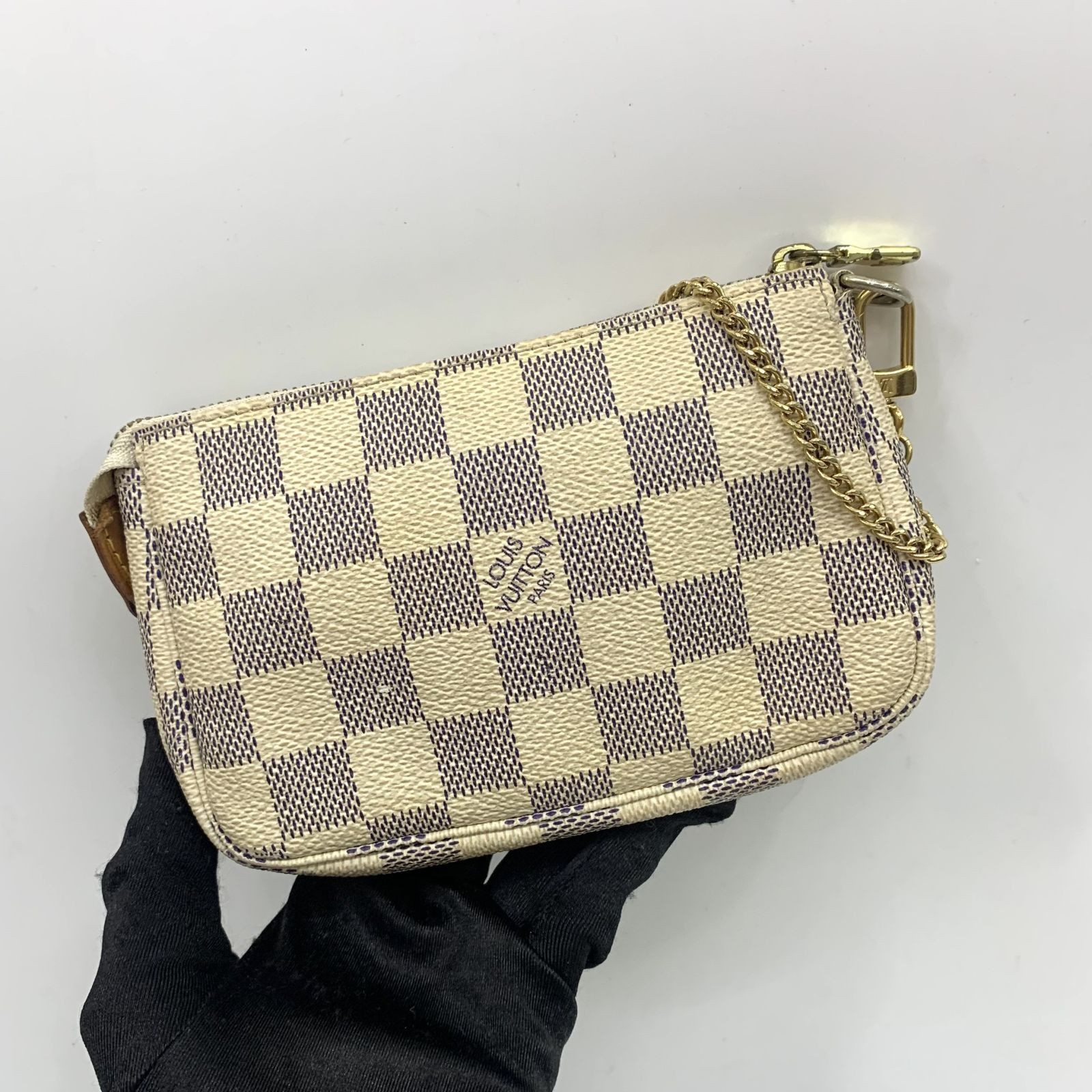 LV Felicie Damier Azur, Luxury, Bags & Wallets on Carousell